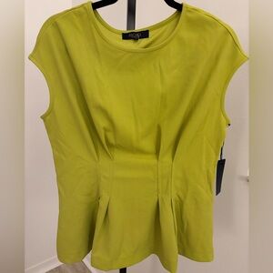 RACHEL Rachel Roy Vibrant Green Blouse